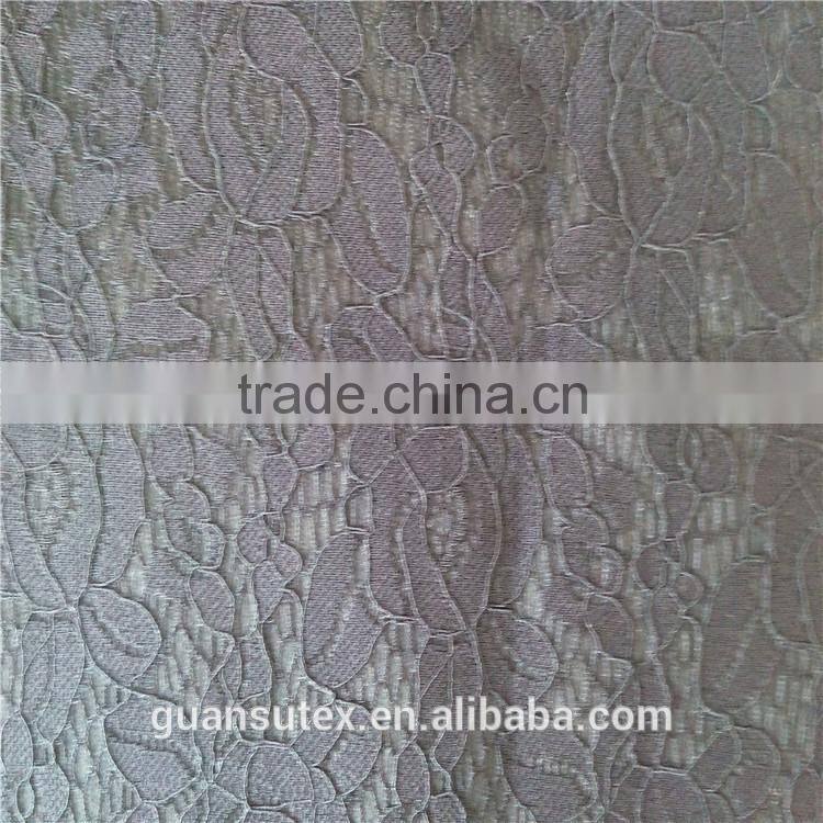 highest grade net black spandex nylon french swiss george lace fabric for dance costume
