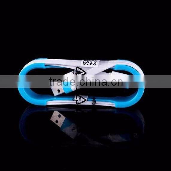 For samsung usb cable Double Color Noodle Wire for V8 xiaomi mobile phone