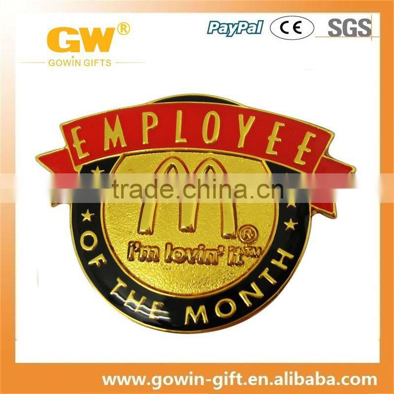 Factory direct sales OEM design metal printing badge