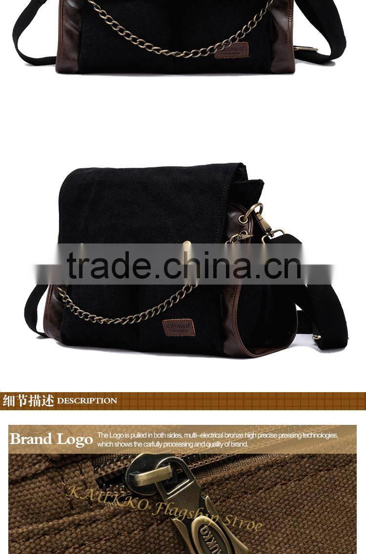 16 OZ Canvas High Density of Customize Messenger Bag For Lady Messenger Bag Women and Men Bag Wholesale
