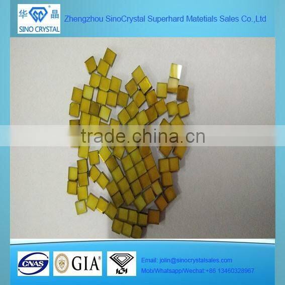 best quality yellow Synthetic rough industrial diamonds