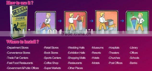 Unique public welfare advertising umbrella wrapper