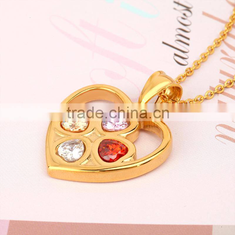 Wholesale Heart Set jewellary with Zircons