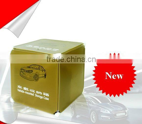 1 Cube Environmental friendly PP yellow Car-mounted storage organizer (FH-AB005-1)