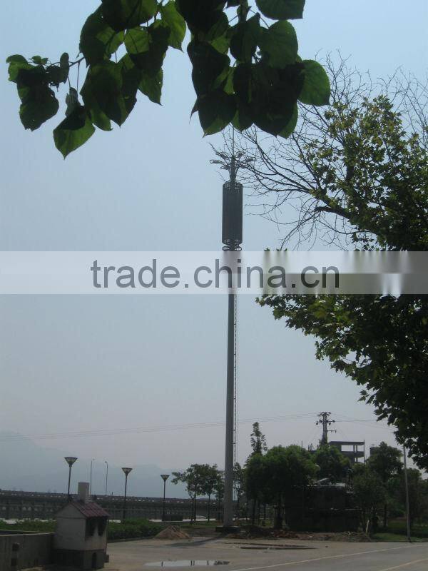 4G BTS telecommunication steel towers monopole antenna tower