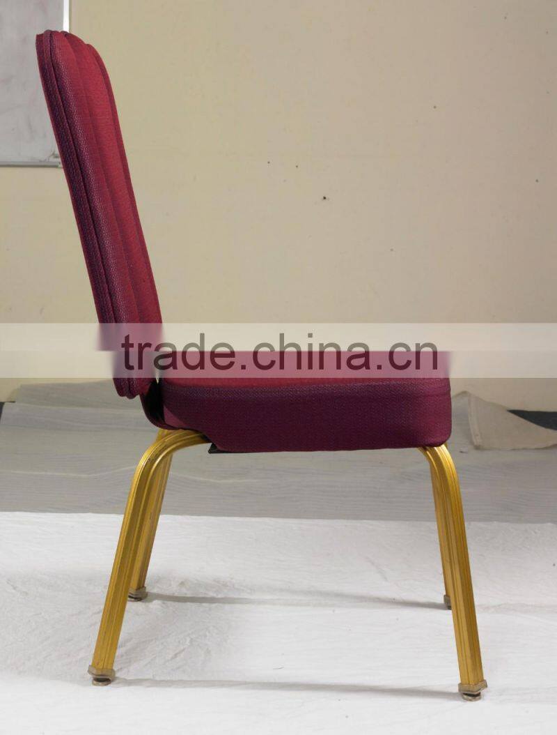 BH-YB3401 Metal flex banquet chair shake back dining chair with armrest