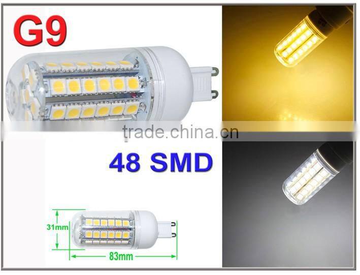 G9 230V 6W 48smd 360 degree led light/lamp/bulb in home&garden