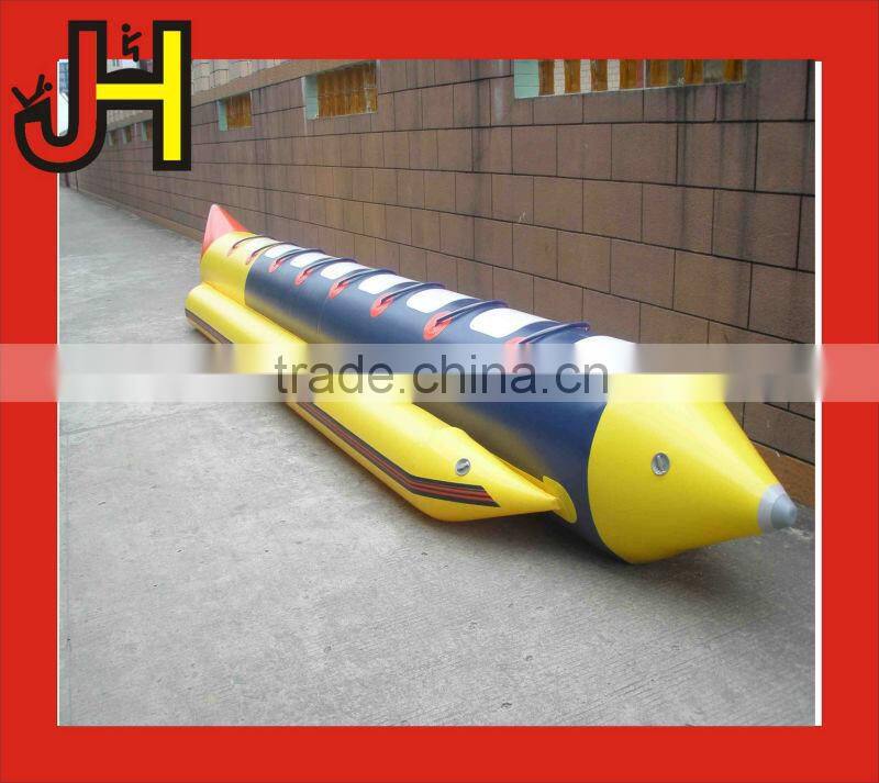 2016 8 Person SingleTube Inflatable Water Games Flyfish Banana Boat For Sale