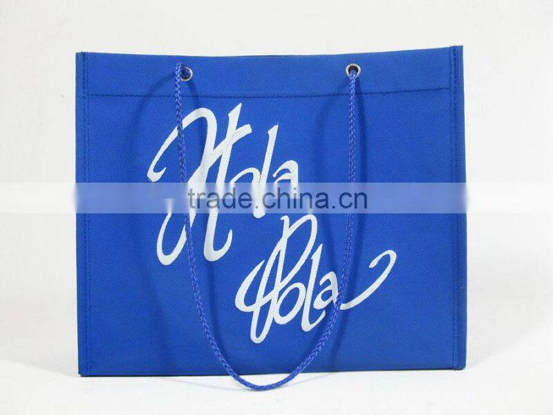 BSCI audit factory tote bag on wheels/purple tote bag/tote bag