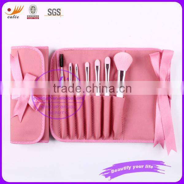 Beautiful 7pcs makeup brush set for girls beauty makeup