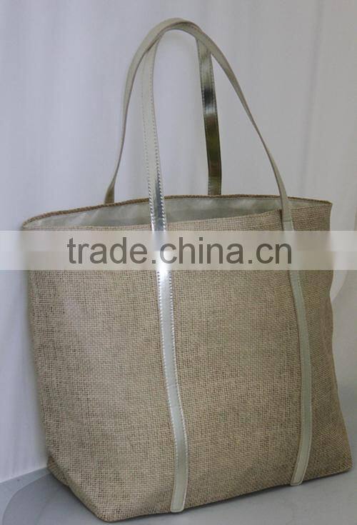 paper straw light brown tote beach bag splicing style for women