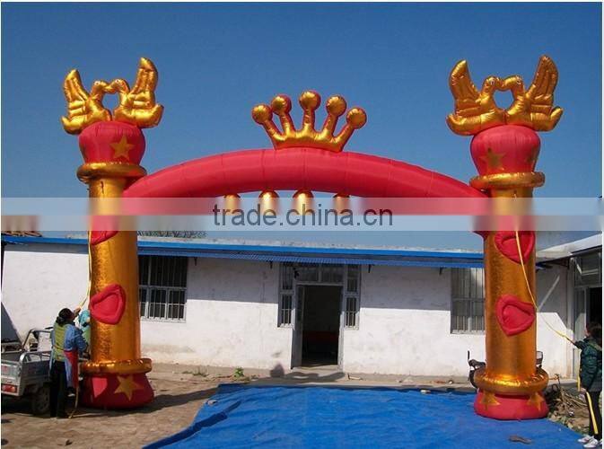 2015 Hot Cheap Adversting Start and Finish Custom Size Inflatable Arch for sale
