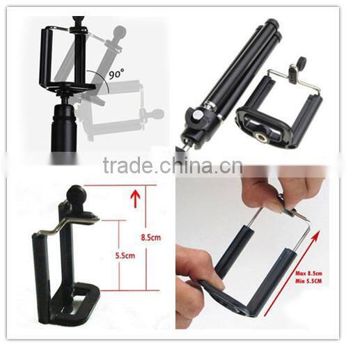 Hot sale extendable cable take pole mobile phone selfie stick holder