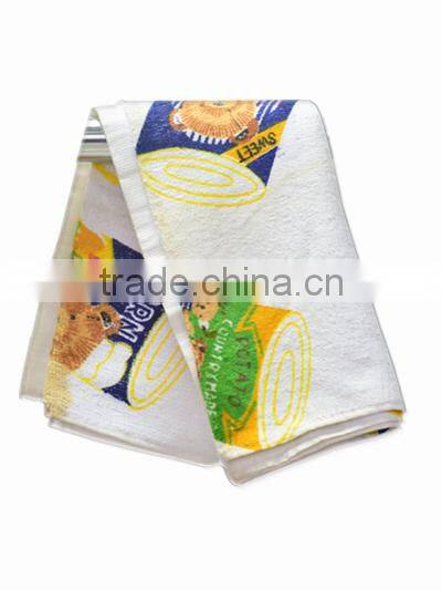 100% cotton bear printed tea towel with competitive price