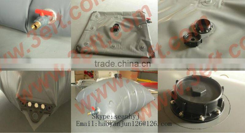 Collapsible PVC portable water bladder for camping hiking supplies