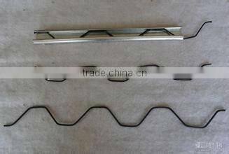 Greenhouse Wiggle wire for greenhouse film fastening