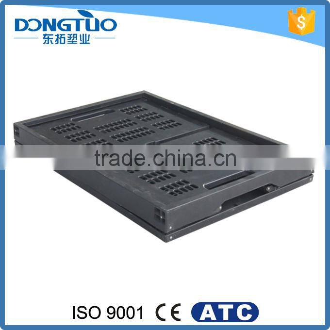 High quality collapsible crate, collapsible plastic crate, stackable crates