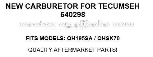 Carburettor for Tecumseh 640298 Fit OH195SA OHSK70 Engine Carburetor With Gasket
