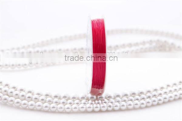 0.8mm black color crystal stretch cord