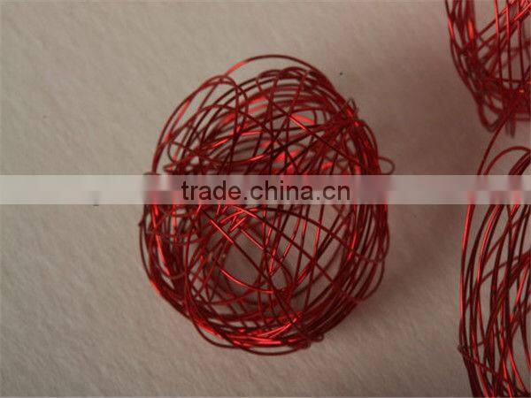 Craft metal wire ball for home table decoration