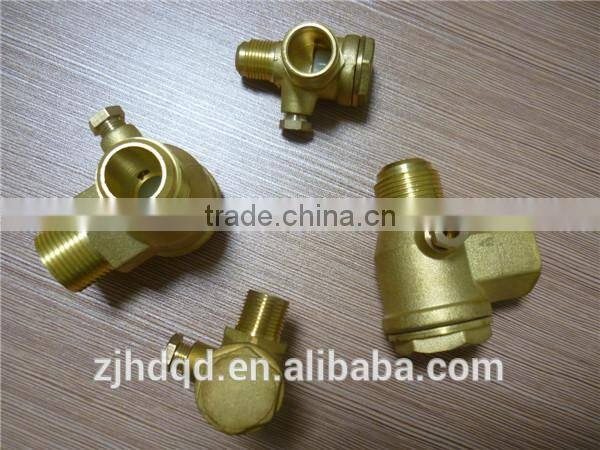 brass non return valve , BSP NPT thread , non return valve ,brass connector