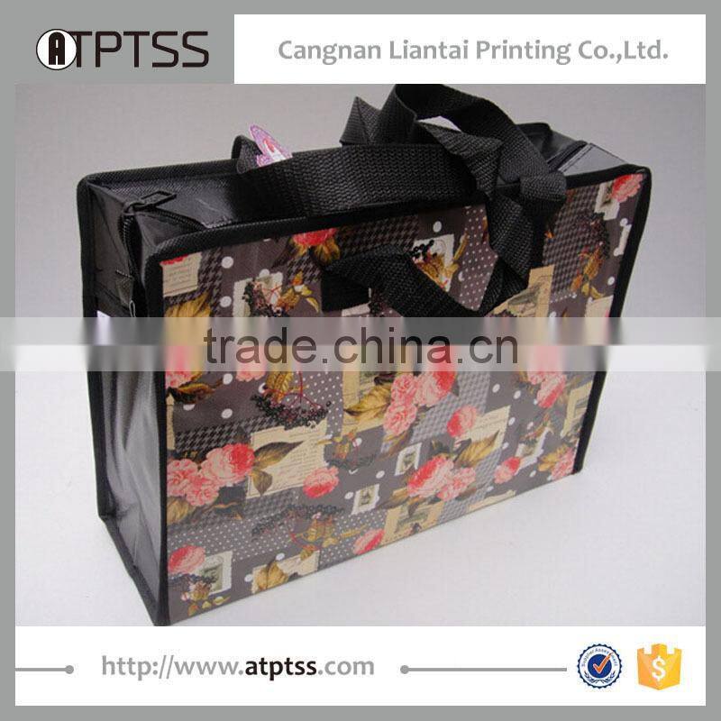 custom print promotion recyclable matt laminated pp non woven bag