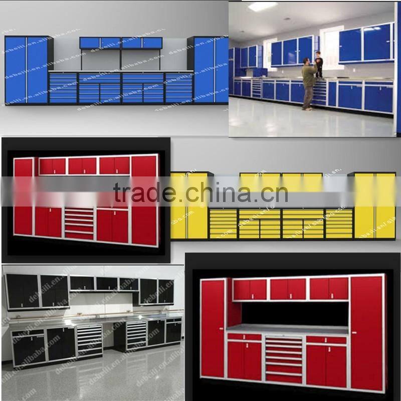 High quality Garage 20 Drawers Metal Tool Box/Tool Cabinet With Wood Top