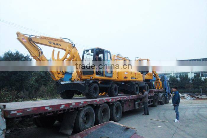 China Wolwa 10t DLS980 Sugarcane and Timber Wheel Loader