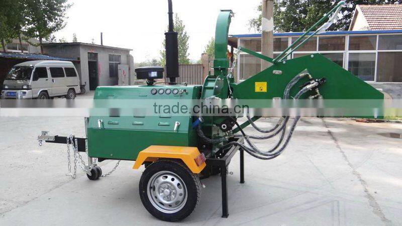 CE approved wood shredder DWC 50HP tree branch shredder for sale