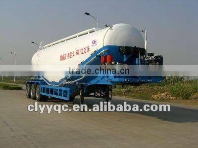 3 axle semi trailer bulk powder tanker truck