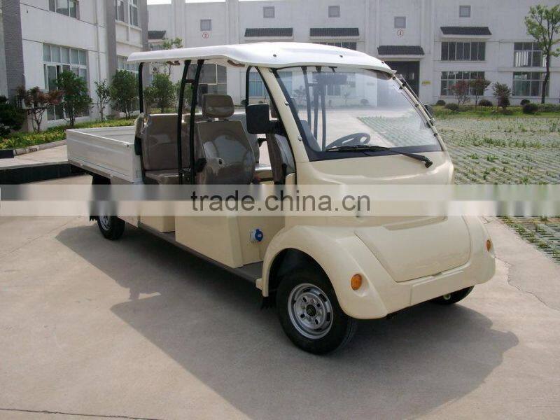 48v 4 seater rear cargo box electric pickup truck