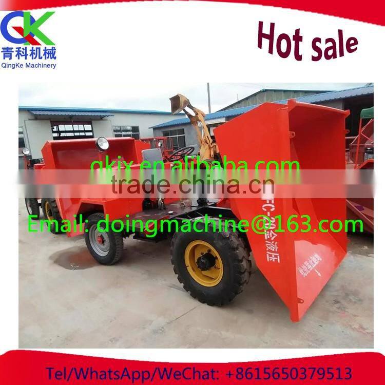 small truck Dumper with four wheel dumper truck