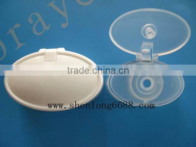 oval snap on plastic shampoo bottle cap for HDPE shampoo bottles