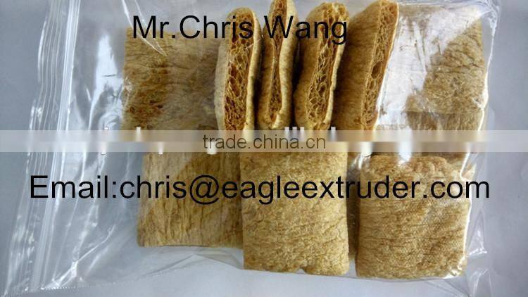 Texturized soya nuggets/chunks/mince meat machines