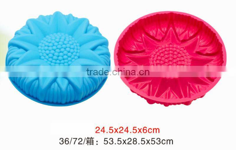 Easy to use silicone cake baking pan