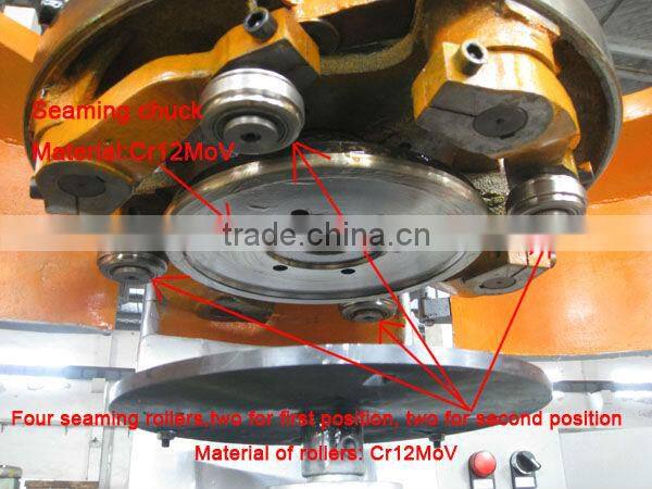 lower price paint 10-20L round tin can sealer machine