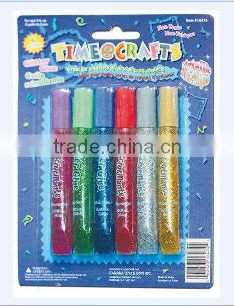 colorful glitter glue/10.5ml glitter glue/ glitter glue