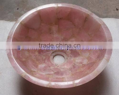 HOT SALE POPULAR PINK ONYX SINKS BASINS COLLECTION