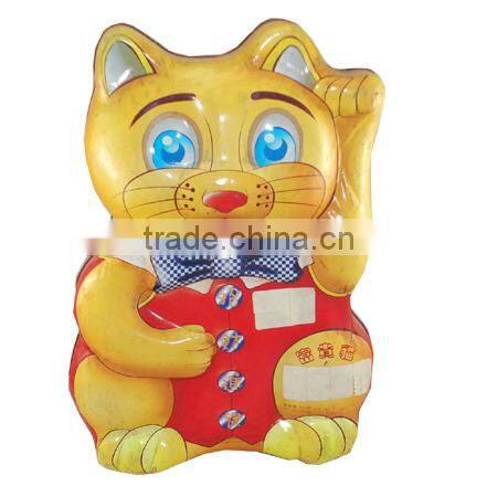 cat shape film tin box