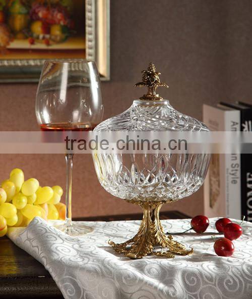 Royal Bronze Crystal Trophy, Luxury Home Decorative Trophy (BF01-0211-1)