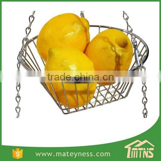 Fruit Vegetable Kitchen Storage 3-Tier Wire Hanging Basket