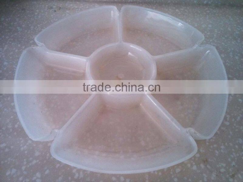 6 Compartments Food Serving Tray, Fast Food Tray, Snack Serving ray