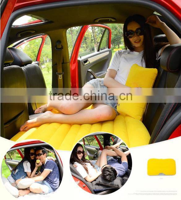 Factory Direct EN71 PVC High Quality Travel Car Bed, Inflatable Air Car Mattess, Portable Folding Car Inflatable Mattress