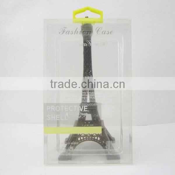 Transparent box with a color hook, Packaging box for iphone phone case