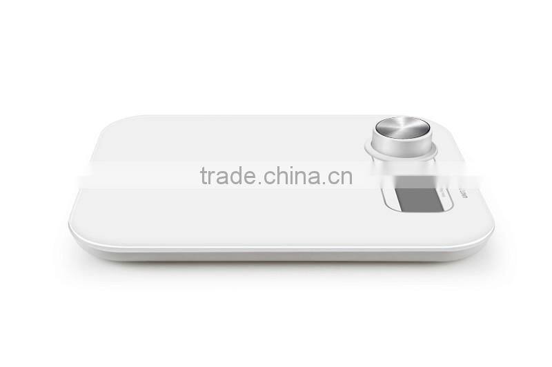 Kinetic Energy Battery-free digital glass kitchen food scale