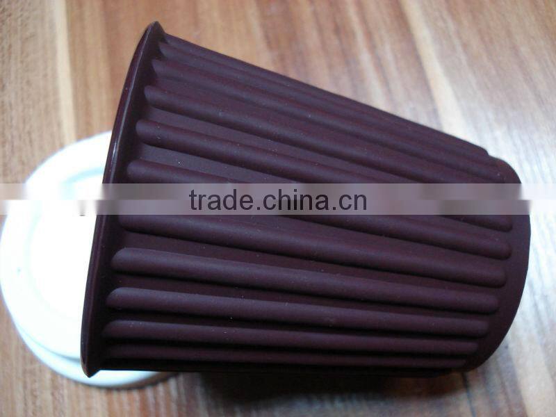 2014 hot sale candy color silicone mug/silicone cup