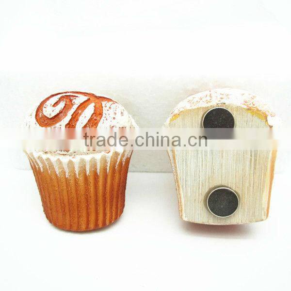 home decoration colorful ice cream shaped 3D resin fridge magnet