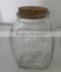 big belly glass storage cookie jar