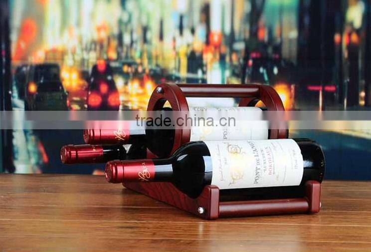 2016 hot sale decorative display shelf aluminum wine bottle rack customized acrylic wine display rack with low price