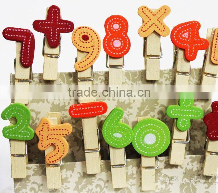 wooden digital memo clip holder